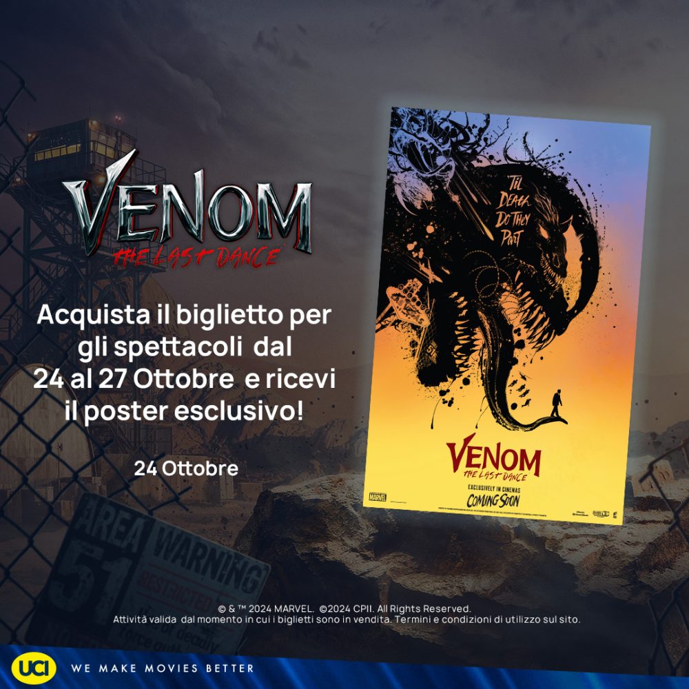 uci cinemas prevendite Venom