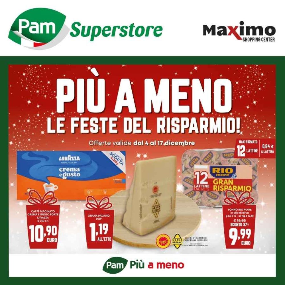 Maximo promo natale 2025 PAM