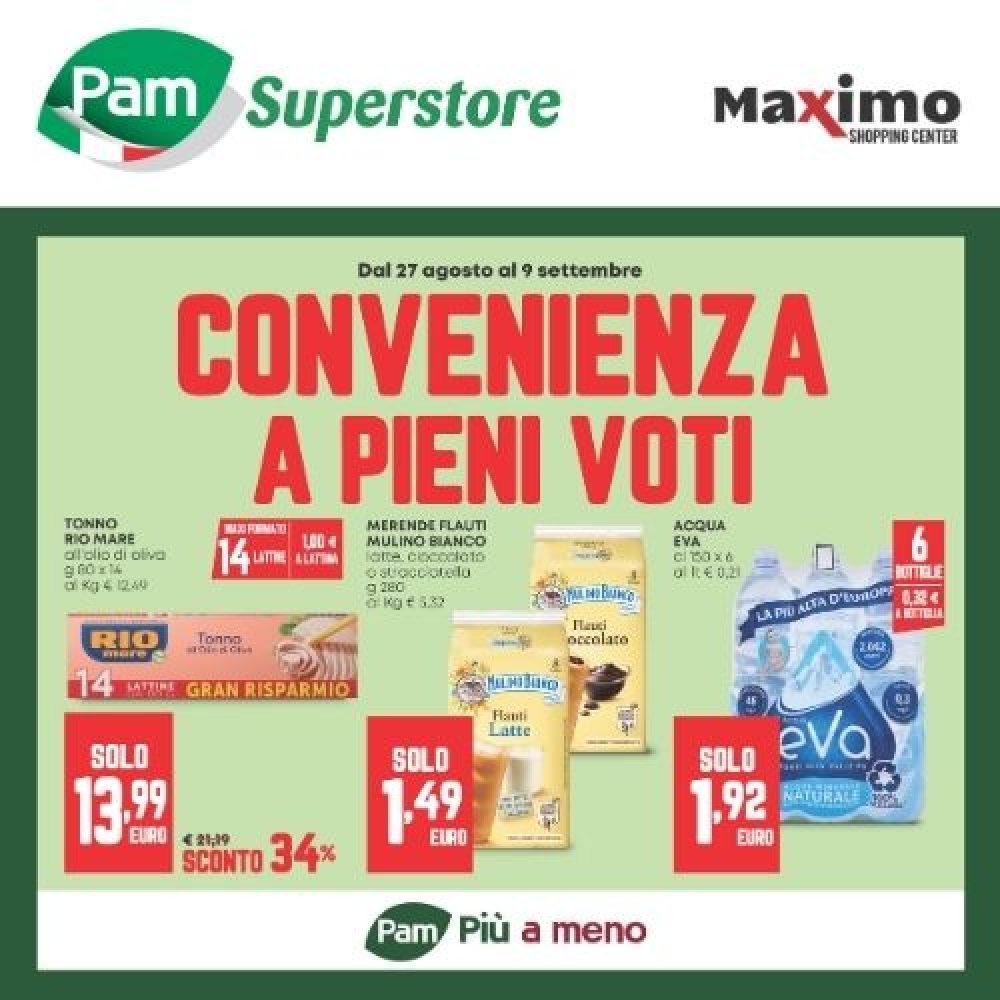 Maximo_PAM_Convenienza a pieni voti