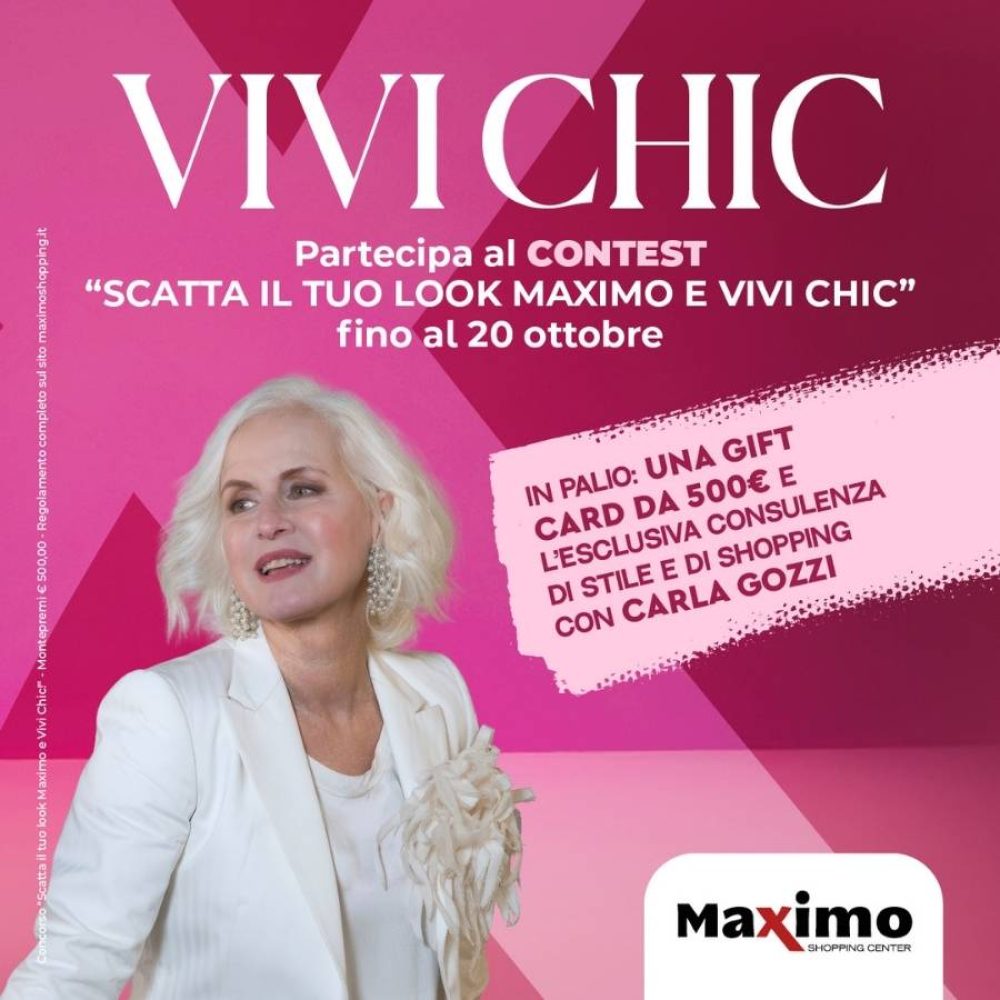 News Contest Scatta il tuo Maximo Look e Vivi Chic!
